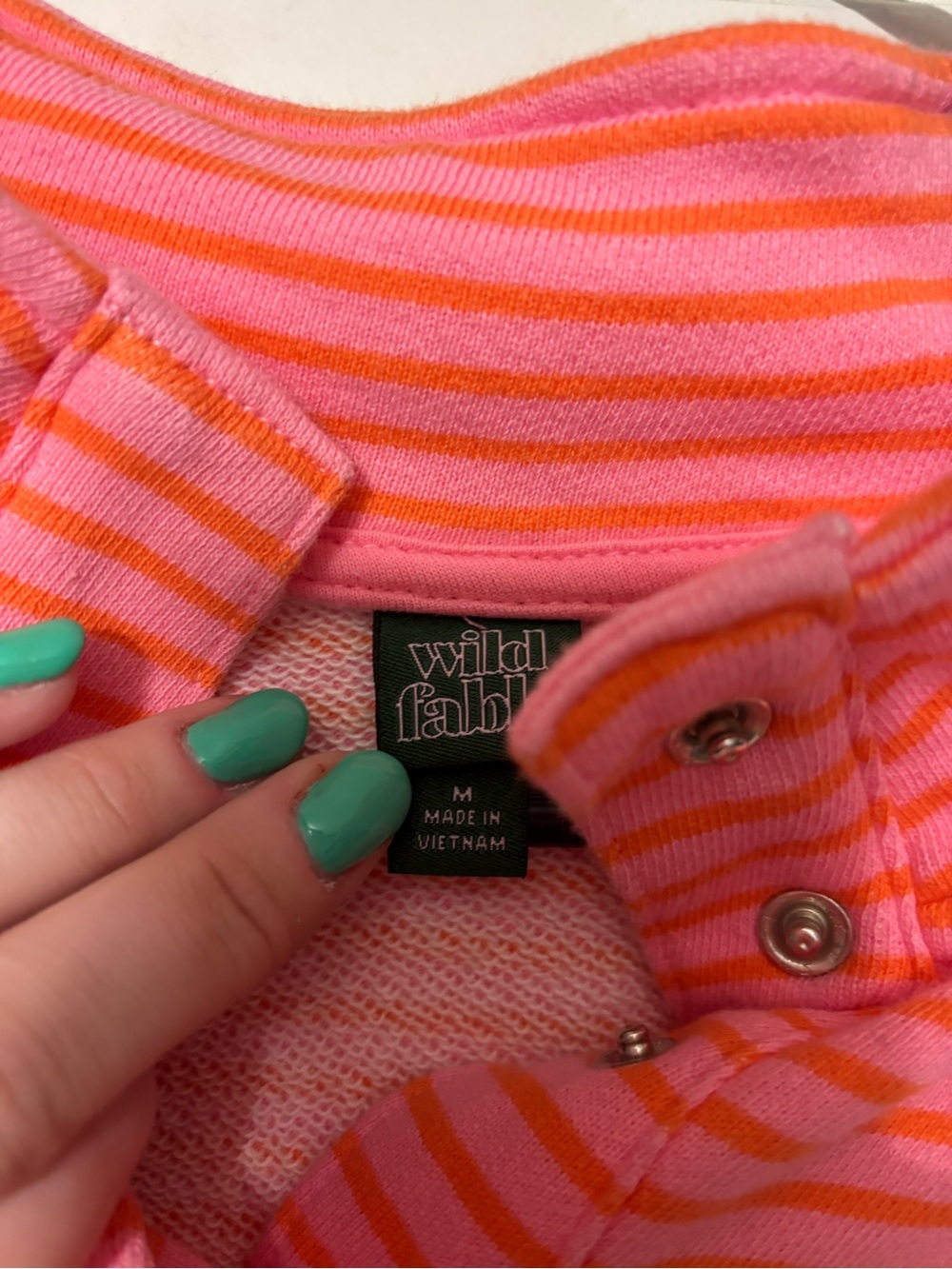 VIRAL wild fable striped terry sweatshirt - Picture 2 of 2